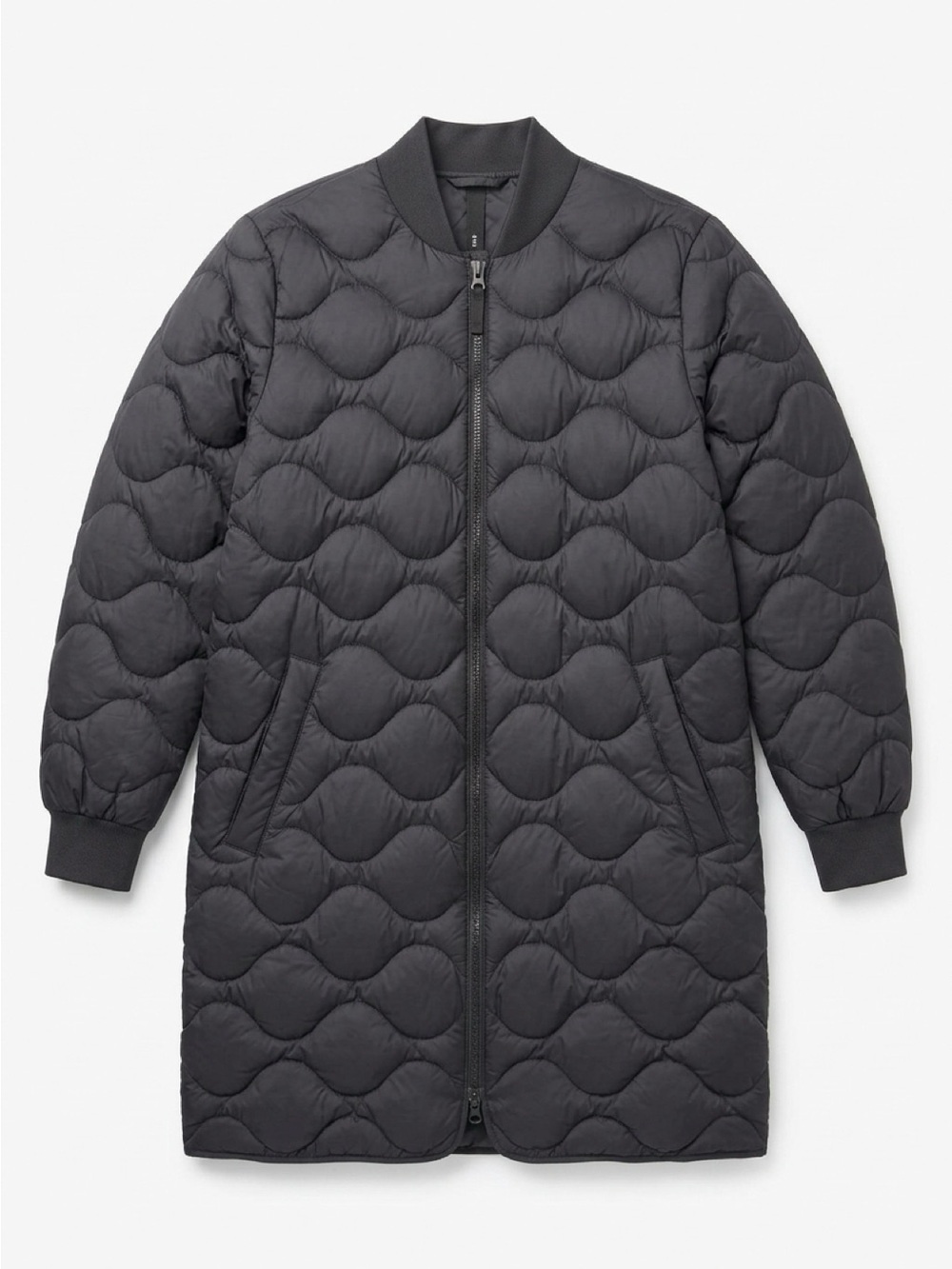 Eddie Bauer Women's Black Quilted Long Puffer Coat - Picture 3 of 7